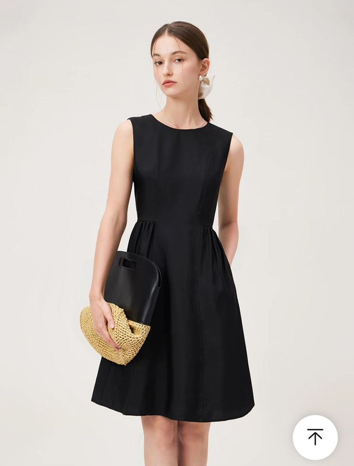 Classic A-Line Olivia Little Black Dress