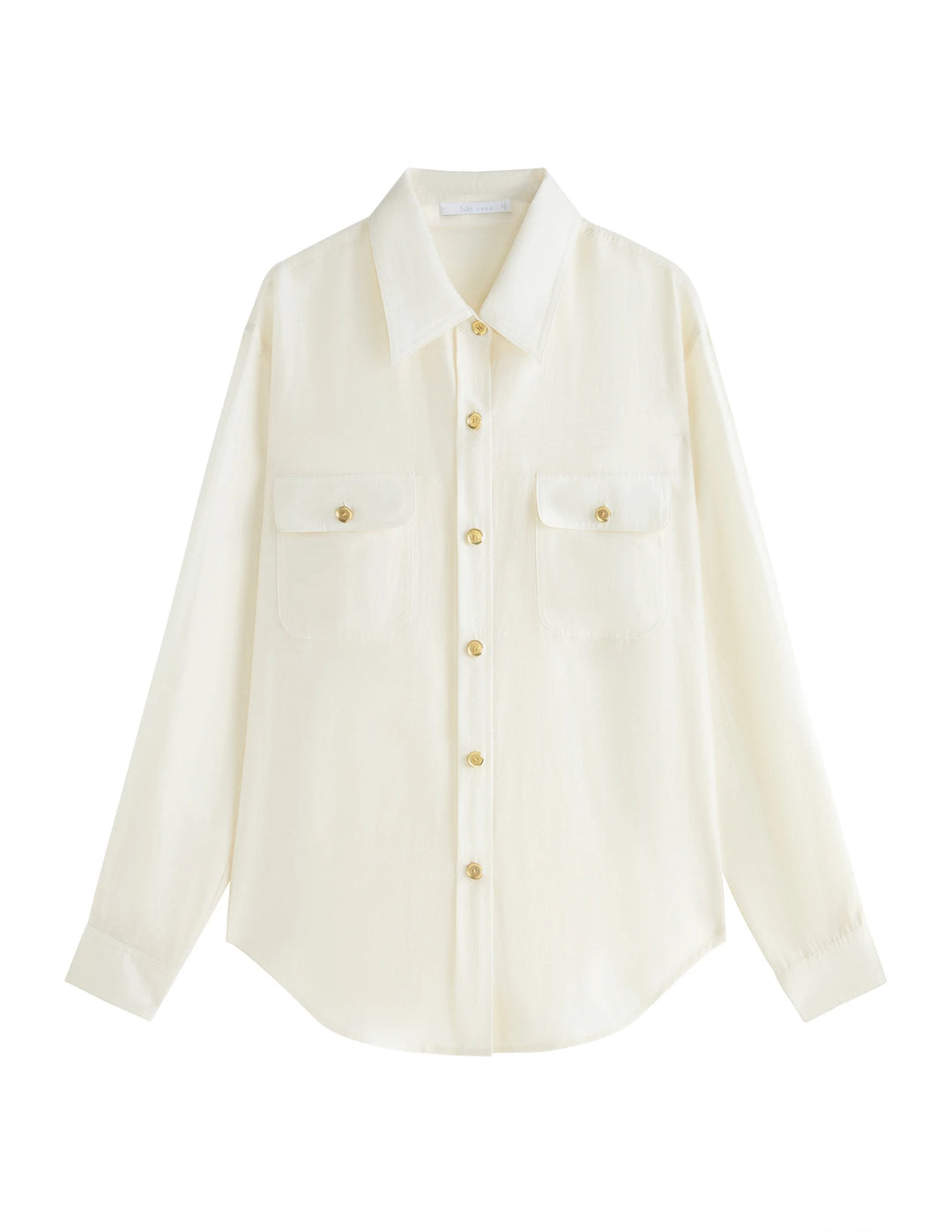 Classic Cream Tailored Blouse